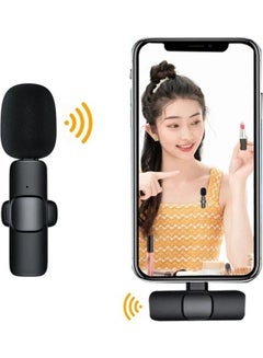 Wireless Lavalier Portable Microphone Microphones2110145 Black