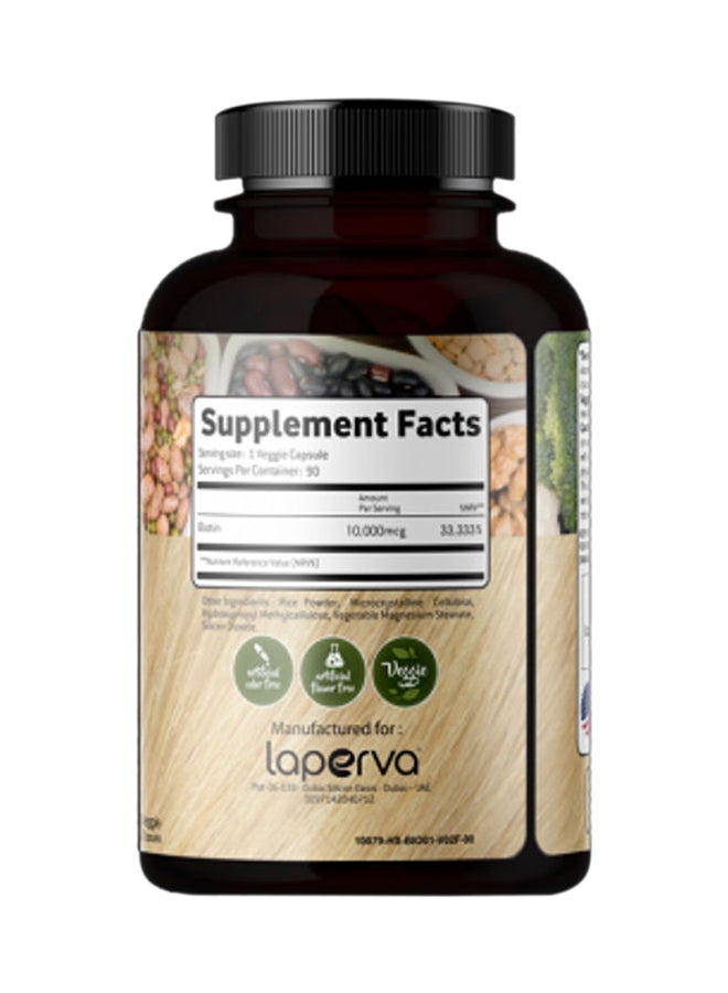 Laperva Biotin 10000 Mcg -90 Tablets - Image 2