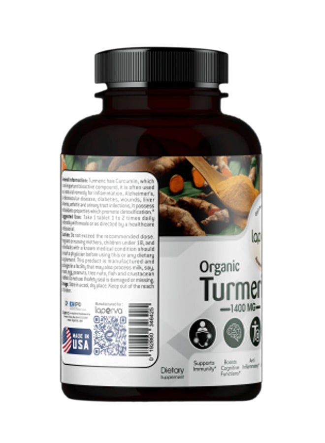 لابيرفا الكركم العضوي 1400 ملغ - 60 قرصًا - Image 3