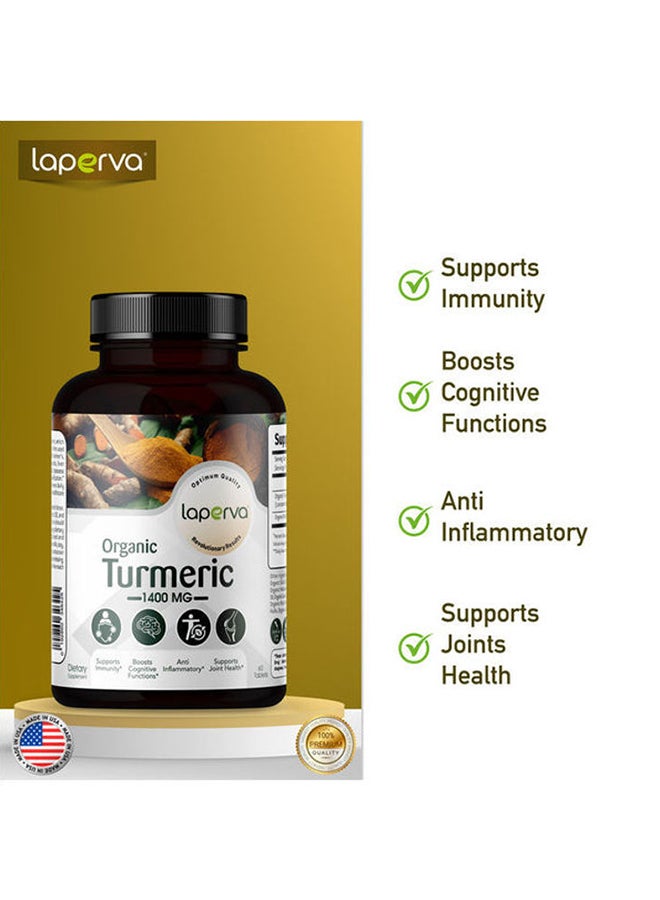 لابيرفا الكركم العضوي 1400 ملغ - 60 قرصًا - Image 5
