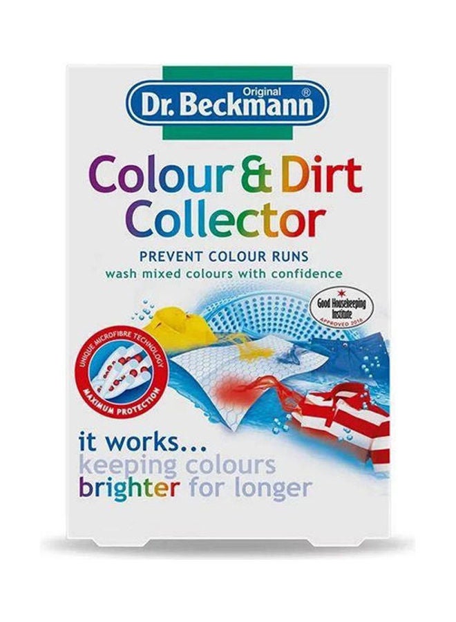Colour & Dirt Collector 10 Sheets White
