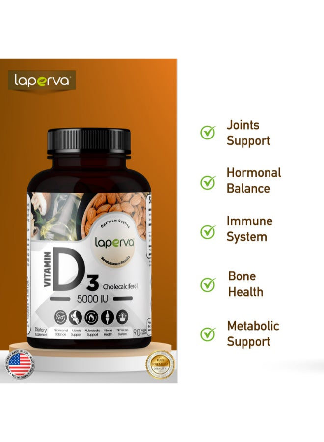 لابيرفا فيتامين د3 5000 وحدة دولية -90 كبسولة - Image 3