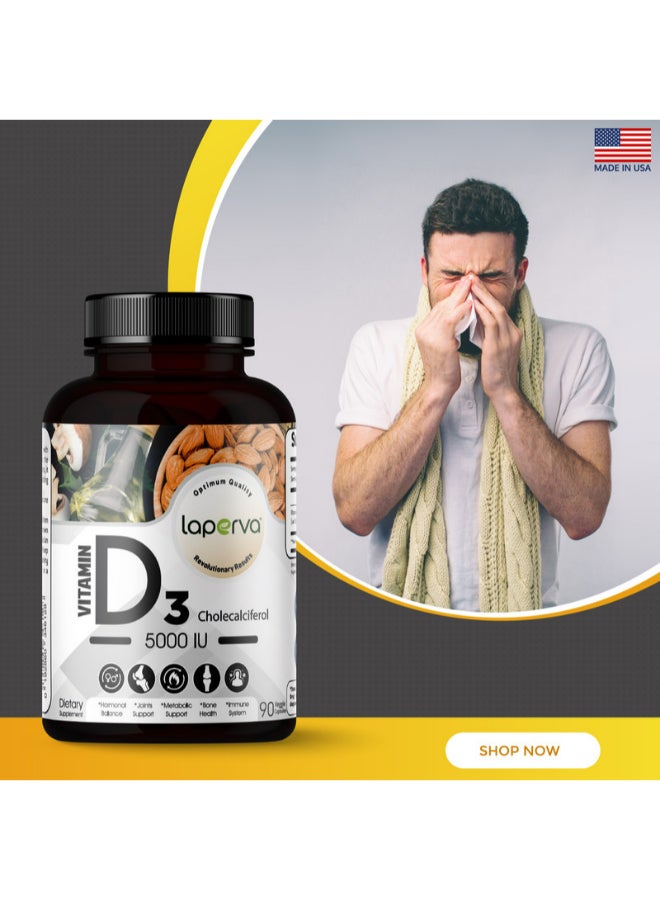 لابيرفا فيتامين د3 5000 وحدة دولية -90 كبسولة - Image 4