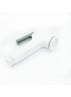 Uni flo Shattaf Head Bidet Sprayer For Toilet Hose Dual Mode Jet Spray Bathroom Shower For Self Cleaning White  - Image 1