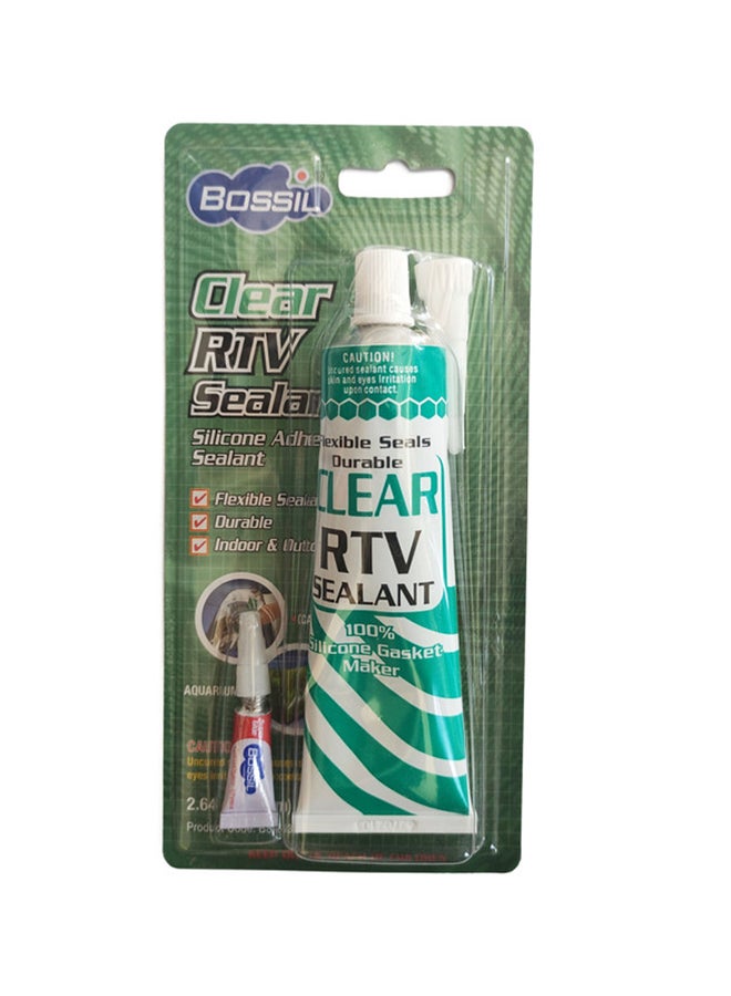 Bossil Heavy Duty Adhesive Sealant Clear 2.1inch 