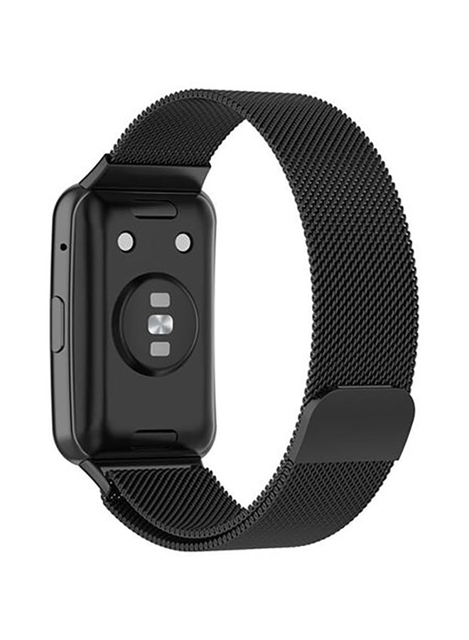 FITME - Milanese Replacement Band For Huawei Watch Fit Black - Image 1