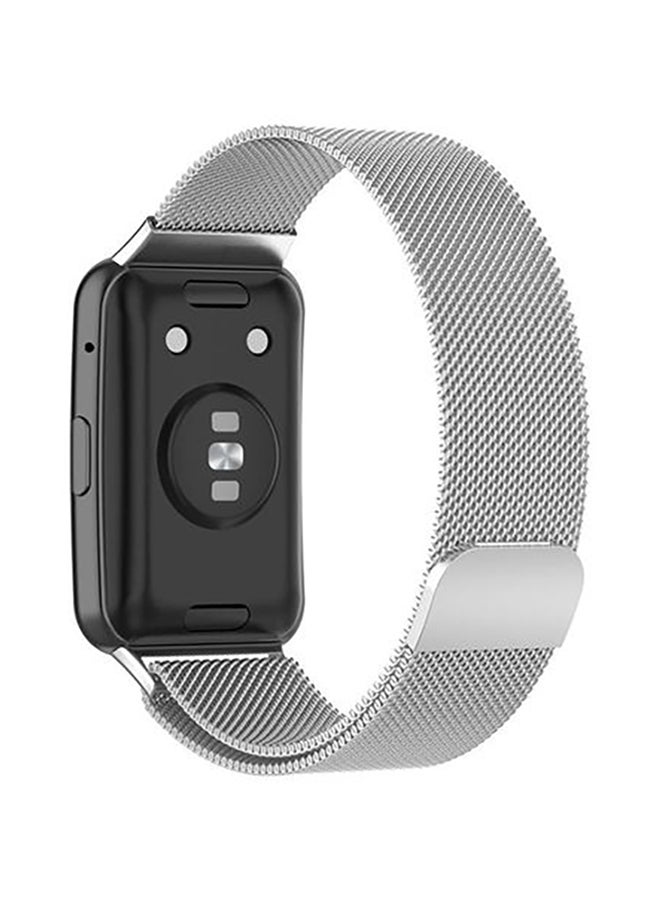 FITME - Milanese Replacement Band For Huawei Watch Fit Silver - Image 1