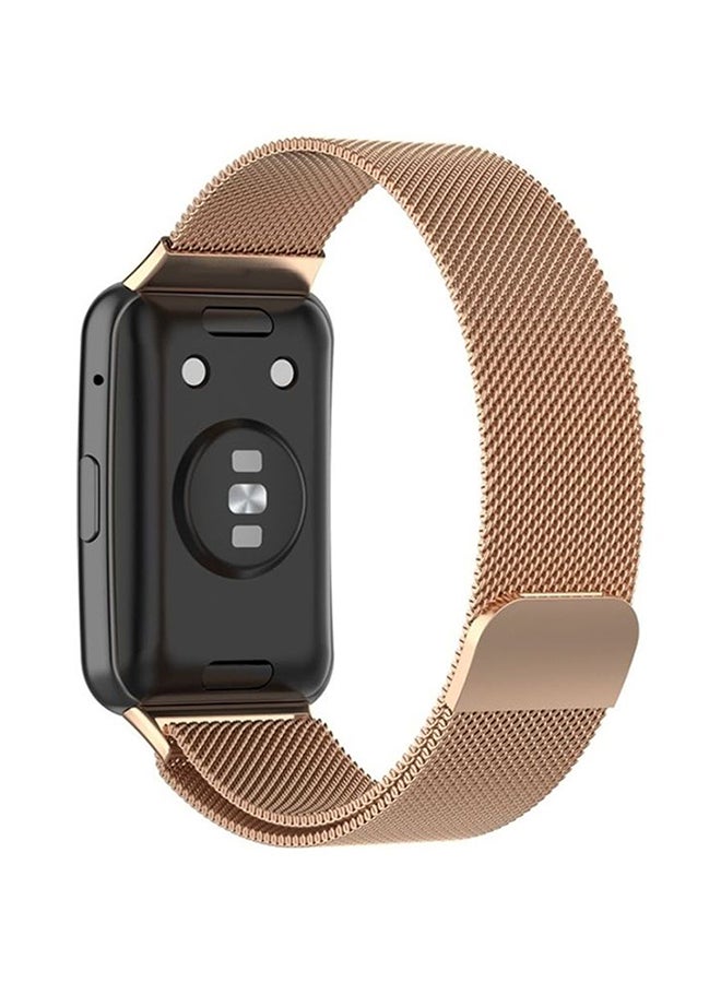 FITME - Milanese Replacement Band For Huawei Watch Fit Rose Gold - Image 1