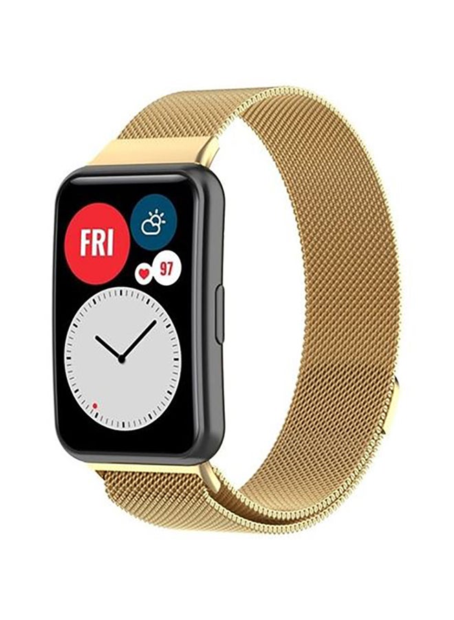 FITME Milanese Replacement Band For Huawei Watch Fit Gold