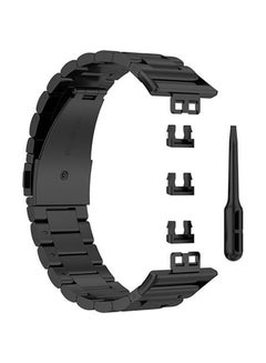 FITME Metal Replacement Band For Huawei Watch Fit Black  - Image 5