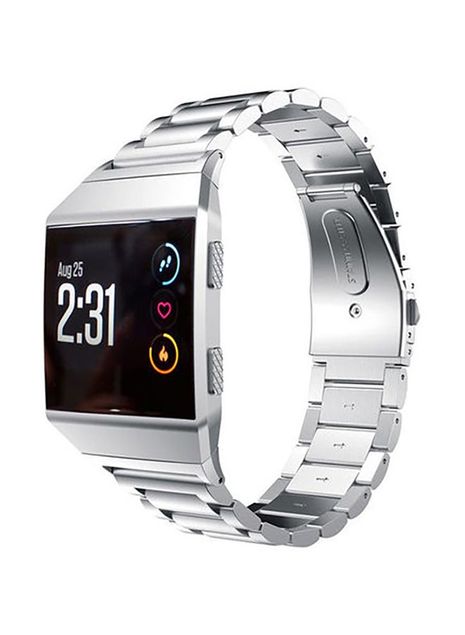 FITME Metal Replacement Band For Fitbit Ionic Silver - Image 1