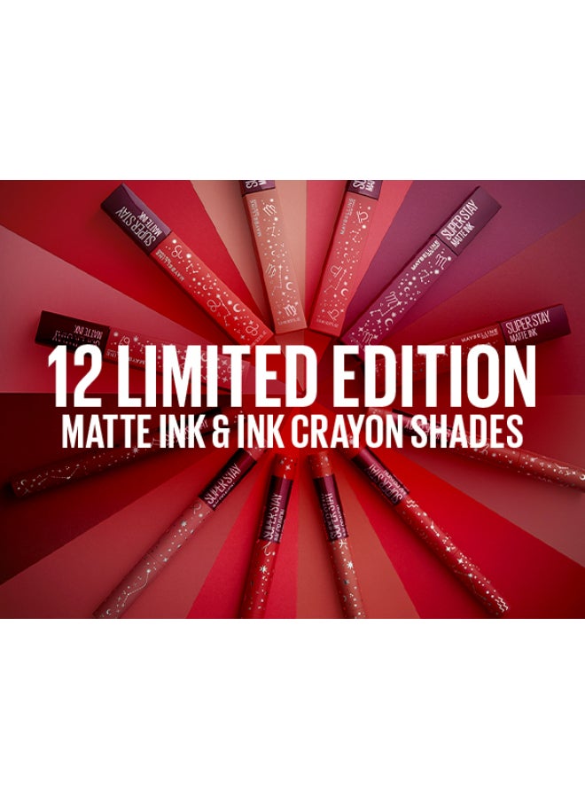 MAYBELLINE NEW YORK - Superstay Matte Ink Zodiac Lipstick 65 seductress virgo - Image 1