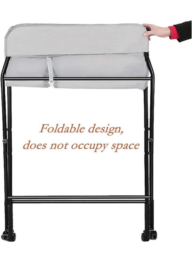 Cool Baby Multi-function Baby Nursing Table Collapsible Portable Baby Diaper Table Newborn Massage Bath Changing Clothes Table  - Image 3