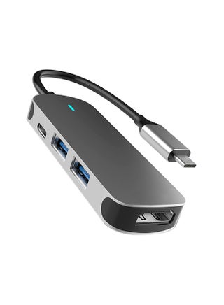 4-In-1 USB 3.0 Type-C Multi-Port Hub Grey - v1635679691/N51576001A_1