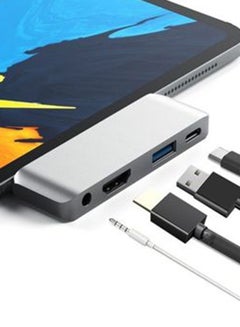 عربست موزع 4 في 1 من USB-C إلى 4K HDMI رمادي  - Image 2
