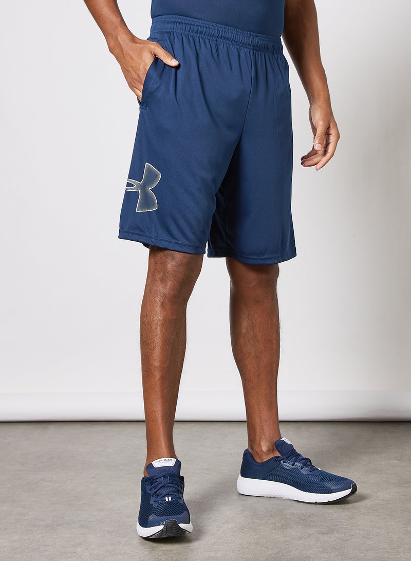 UNDER ARMOUR Tech Graphic Shorts Blue - Image 1