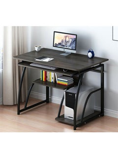 fashionhome Multi-Layer Study And Computer Desk Black 60 x 40 x 71cm  - Image 1