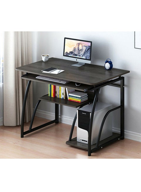Multi-Layer Study And Computer Desk Black 60 x 40 x 71cm