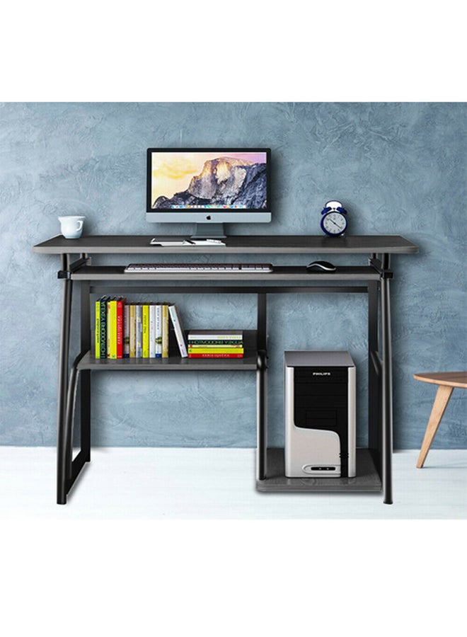 Multi-Layer Study And Computer Desk Black 60 x 40 x 71cm