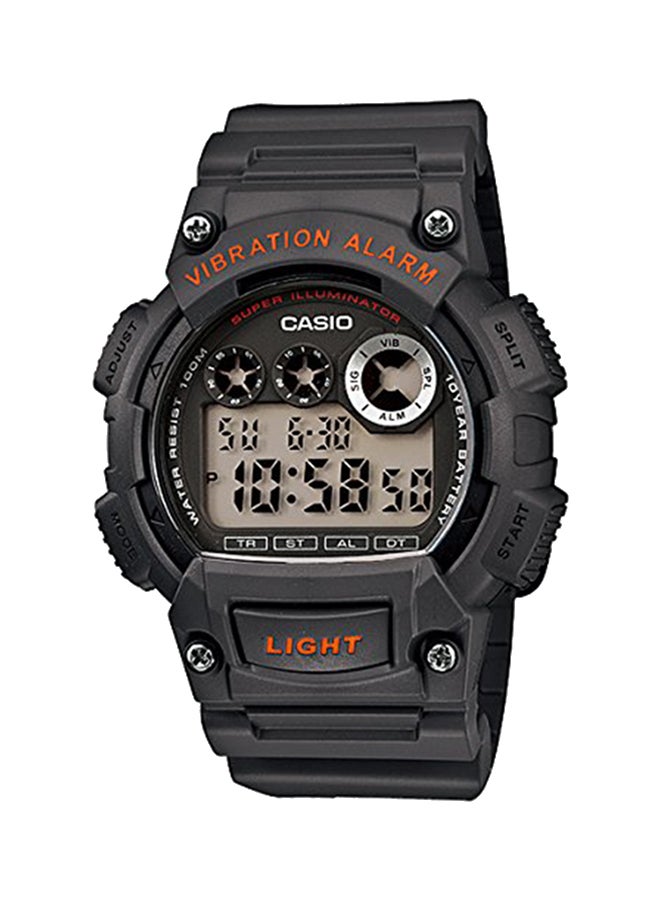 CASIO Men's Classic Water Resistant Digital Watch W-735H-8A - 51 mm - Black - Image 1