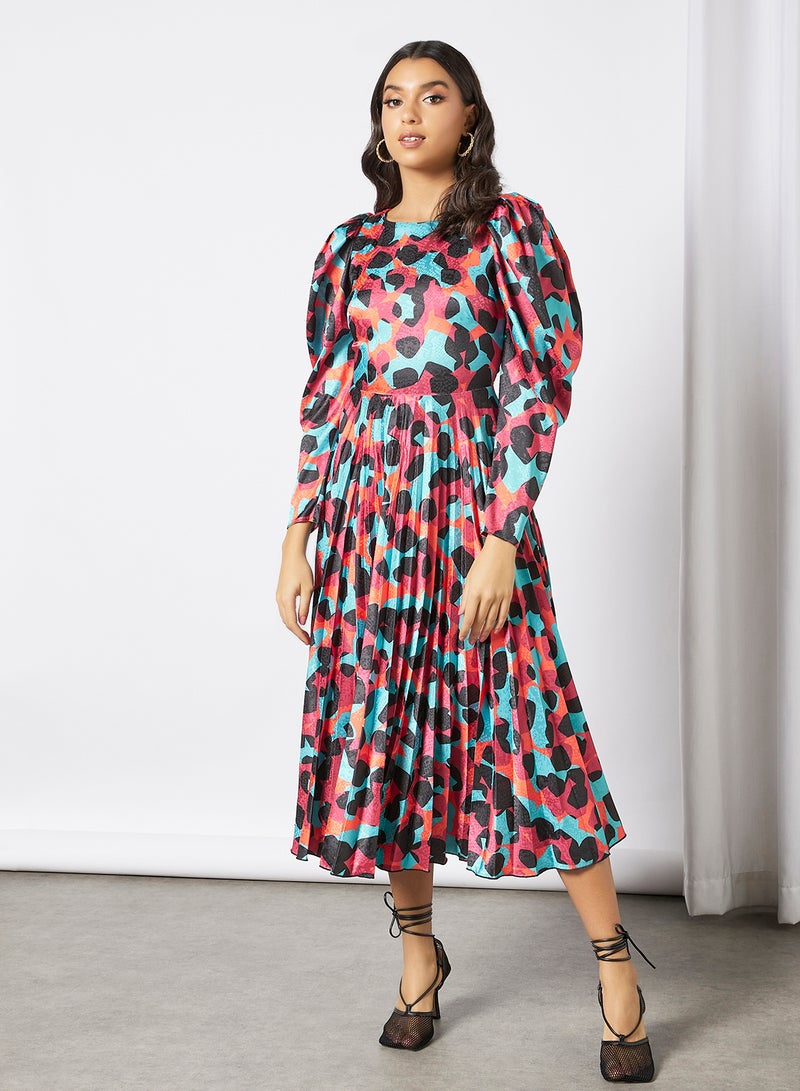 Closet London - All-Over Print Dress Multicolour - Image 1