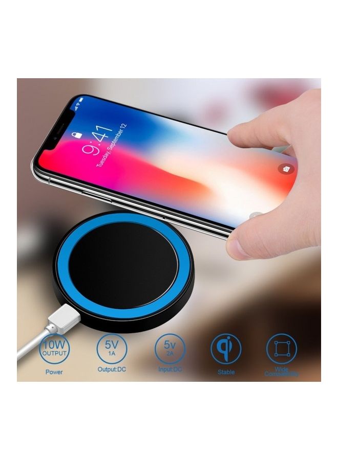 MARGOUN Wireless Qi Charger Dock for iPhone 13 Series Blue/Black - Image 3