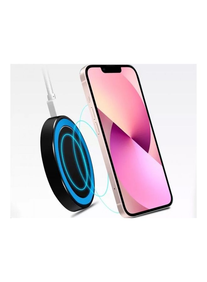 MARGOUN Wireless Qi Charger Dock for iPhone 13 Series Blue/Black - Image 5
