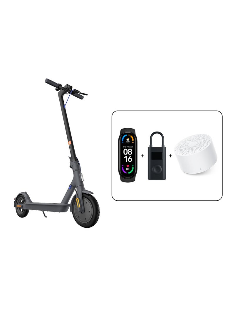Xiaomi - Xiaomi Mi Electric Scooter 3 Black- 108x43x114cm + MI Band 6 + Mi Compact Bluetooth Speaker 2 + Mi Portable Electric Air Compressor 13.2kg - Image 1