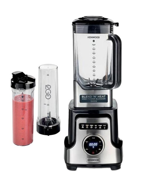 Premium Power Blender, Goblet, 2 Smoothie Bottles, Heating Function, 10 Speeds, 6 Preset Programs, Ice Crush Function, 3 L 1500 W OWBLM92.920SS Silver