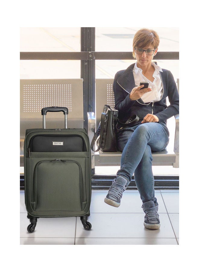 Kenneth Cole - Reaction Bronx 3-Piece Lightweight Durable Softside Luggage Set Dark Olive - Image 1