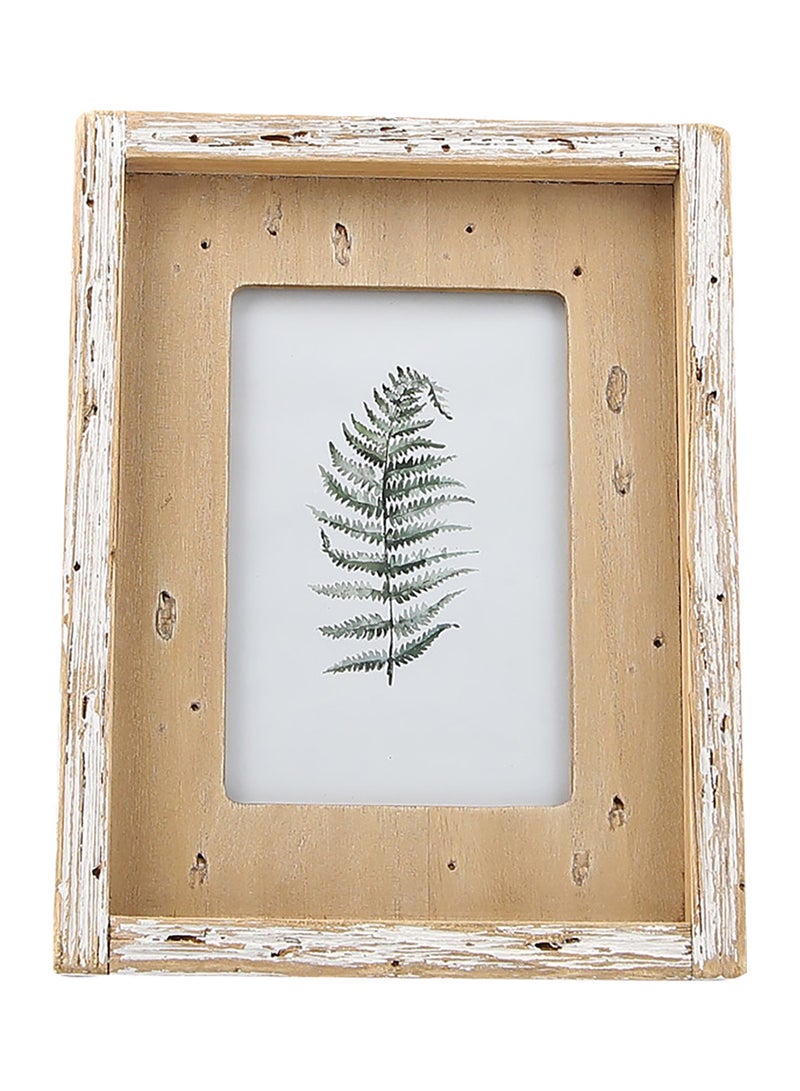 ايب اند فلو - إطارات صورة مزودة بإطار خارجي للوضع أعلى الطاولة طبيعي outer frame size: L22.5xH27.5xT2.5cm for photo size: 5x7بوصة - Image 1