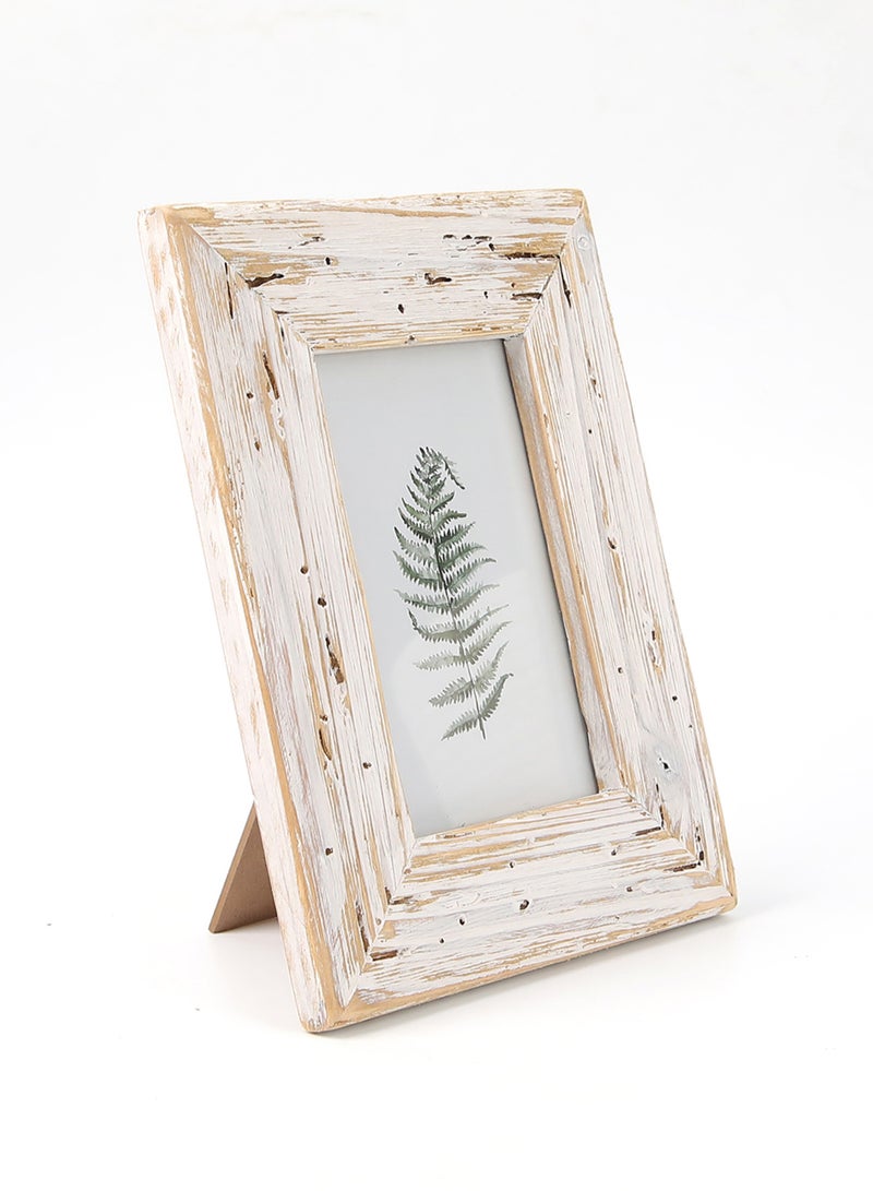 Switch - Tabletop Photo Frames With Natural/White outer frame size: L18xH23xT1.8cm for photo size: 4x6inch - Image 1