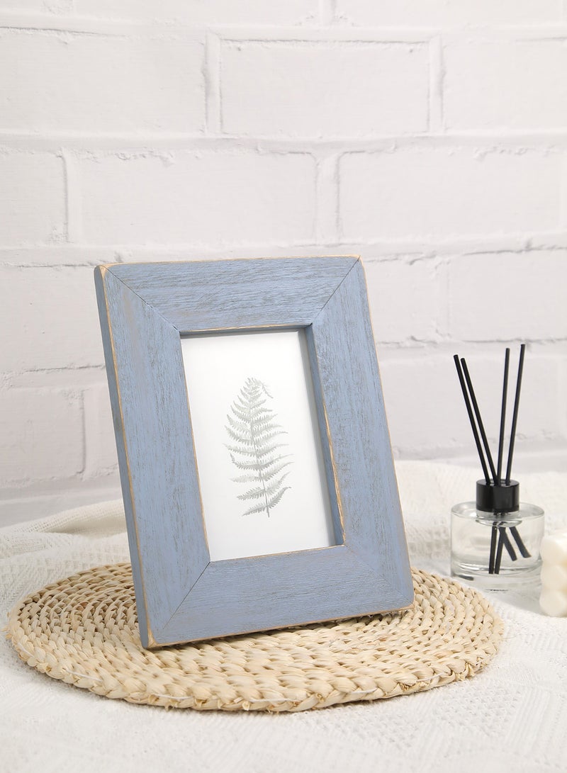 Switch - Tabletop Photo Frames With Outer Frame Blue outer frame size: L18xH23xT1.8cm for photo size: 4x6inch - Image 1