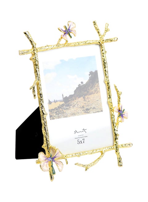 Tabletop Photo Frames With Outer Frame Gold outer frame size: L18.5xH24.5cm xT1cm for photo size: 5x7inch