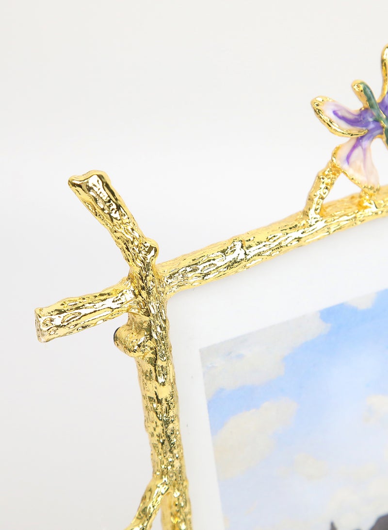 Switch - Tabletop Photo Frames With Outer Frame Gold outer frame size: L18.5xH24.5cm xT1cm for photo size: 5x7inch - Image 1