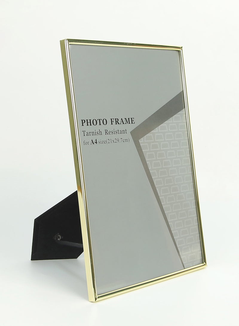 Bebi - Tabletop Photo Frames With Outer Frame Gold outer frame size: L28xH30cm xT1cm for photo size: 26x28cmcentimeter - Image 1