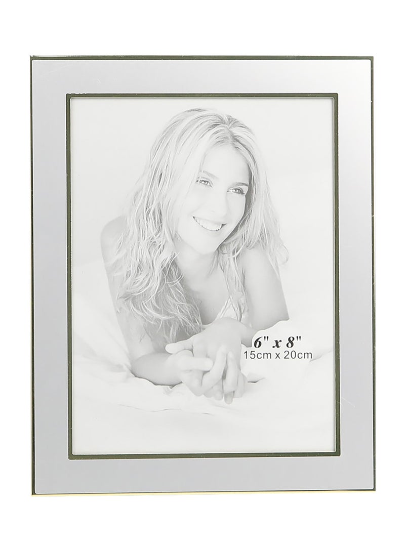 ebb & flow - Tabletop Photo Frames With Outer Frame Gold outer frame size: L19.1xH24.1xT1.2cm for photo size: 6x8inch - Image 1