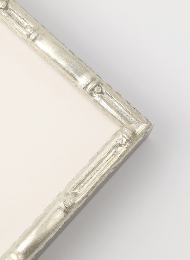 سويتش - إطارات حائط بتصميم مثالي فضي/أبيض outer frame size: L37xH43xT3.4cm for photo size: 8x10بوصة - Image 1