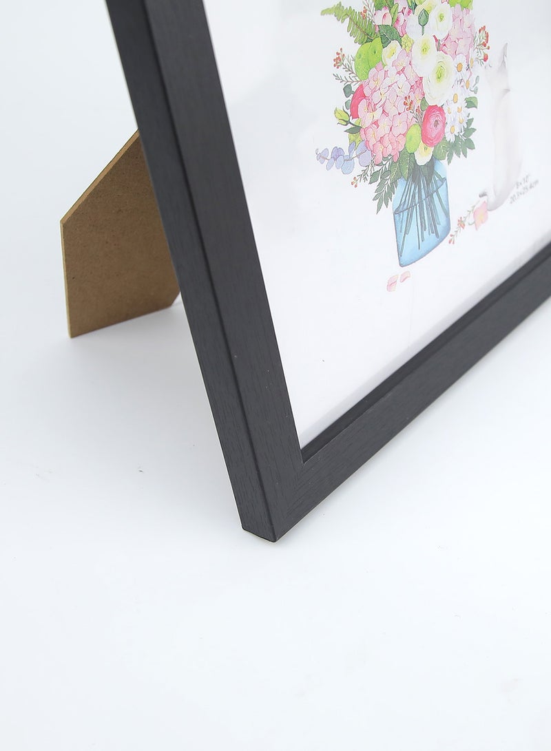 سويتش - Tabletop Photo Frames With Exclusive Inside Image & Outer Frame Black outer frame size: L29xH40cm xT1.5cm for photo size: 10x15inch - Image 1