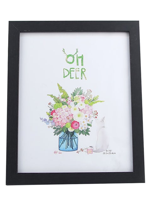 أطر صور ذات إطار خارجي أسود outer frame size: L36xH48cm xT1.5cm for photo size: 13x18بوصة