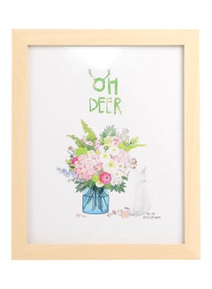 إطارات صورة مزودة بإطار خارجي للوضع أعلى الطاولة طبيعي outer frame size: L29xH40cm xT1.5cm for photo size:  10*15بوصة