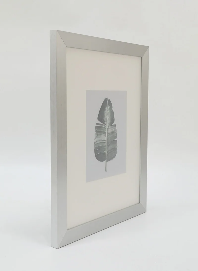 ايب اند فلو إطارات حائط بإطار خارجي فضي outer frame size: L46xH53cm xT1.8cm for photo size: 12x16بوصة