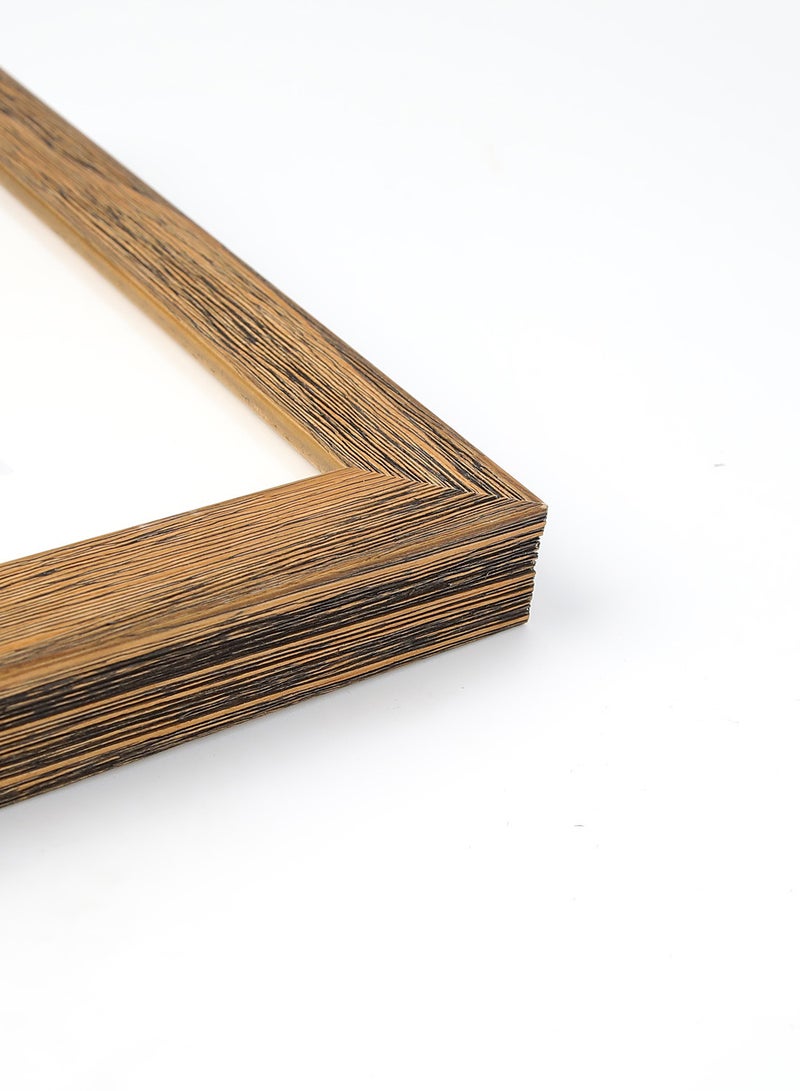 ebb & flow - Wall Frames With Outer Frame Dark Brown outer frame size: L26xH35 xT3cm for photo size: 5x7inch - Image 1