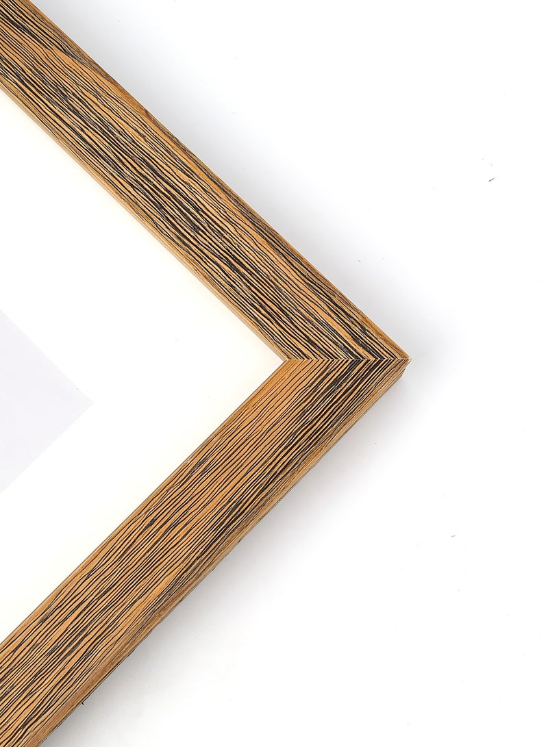 ebb & flow - Wall Frames With Outer Frame Dark Brown outer frame size: L26xH35 xT3cm for photo size: 5x7inch - Image 1
