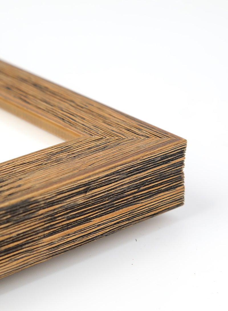 ايب اند فلو - إطارات حائط بإطار خارجي بني غامق outer frame size: L66xH96xT3cm for photo size: 20x30بوصة - Image 1