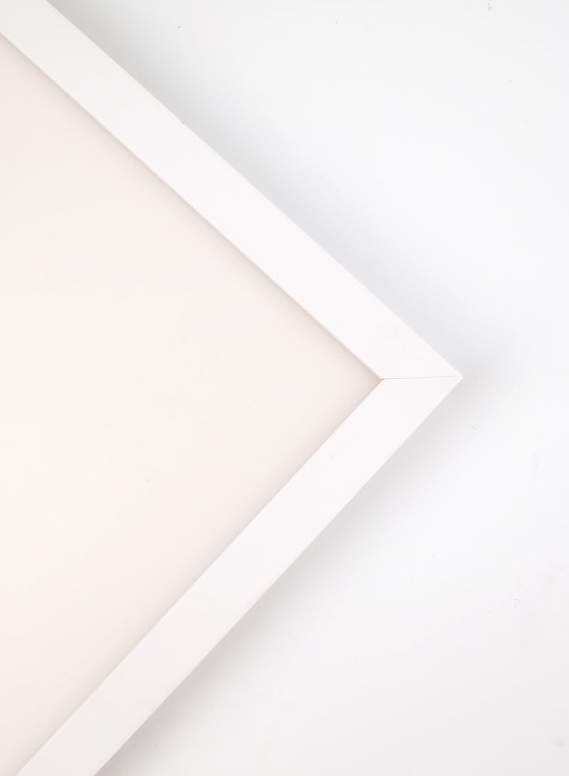 Switch - Wall Frames With Outer Frame White outer frame size: L43xH53xT3cm for photo size: Dia 30 cmcentimeter - Image 1