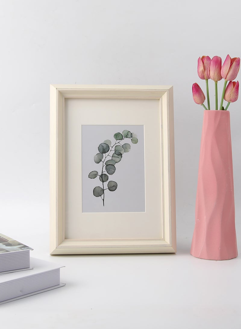 سويتش - إطارات حائط بإطار خارجي بيج outer frame size: L26xH35 xT4.6cm for photo size: 5x7بوصة - Image 1