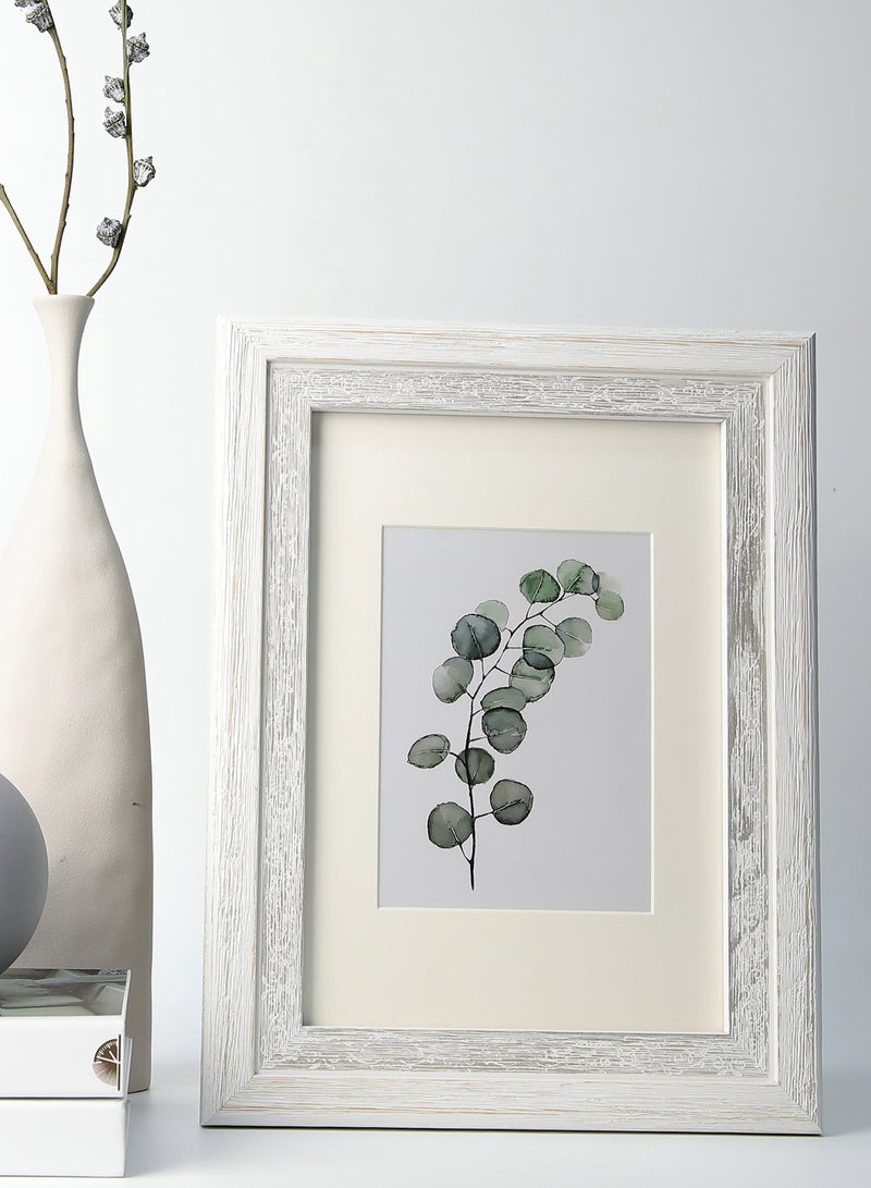 ايب اند فلو - إطارات حائط بإطار خارجي أبيض outer frame size: L29xH38 xT2cm for photo size: 5x7بوصة - Image 1