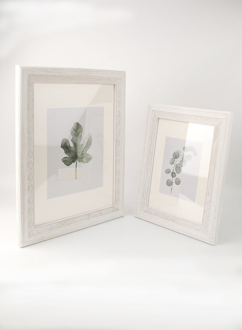 ebb & flow - Wall Frames With Outer Frame White outer frame size: L38xH48xT2cm for photo size: 8x10inch - Image 1