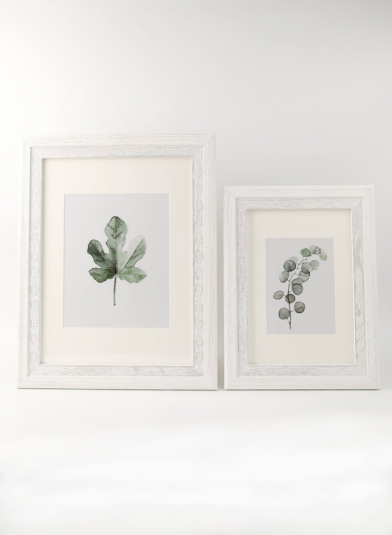 ebb & flow - Wall Frames With Outer Frame White outer frame size: L38xH48xT2cm for photo size: 8x10inch - Image 1